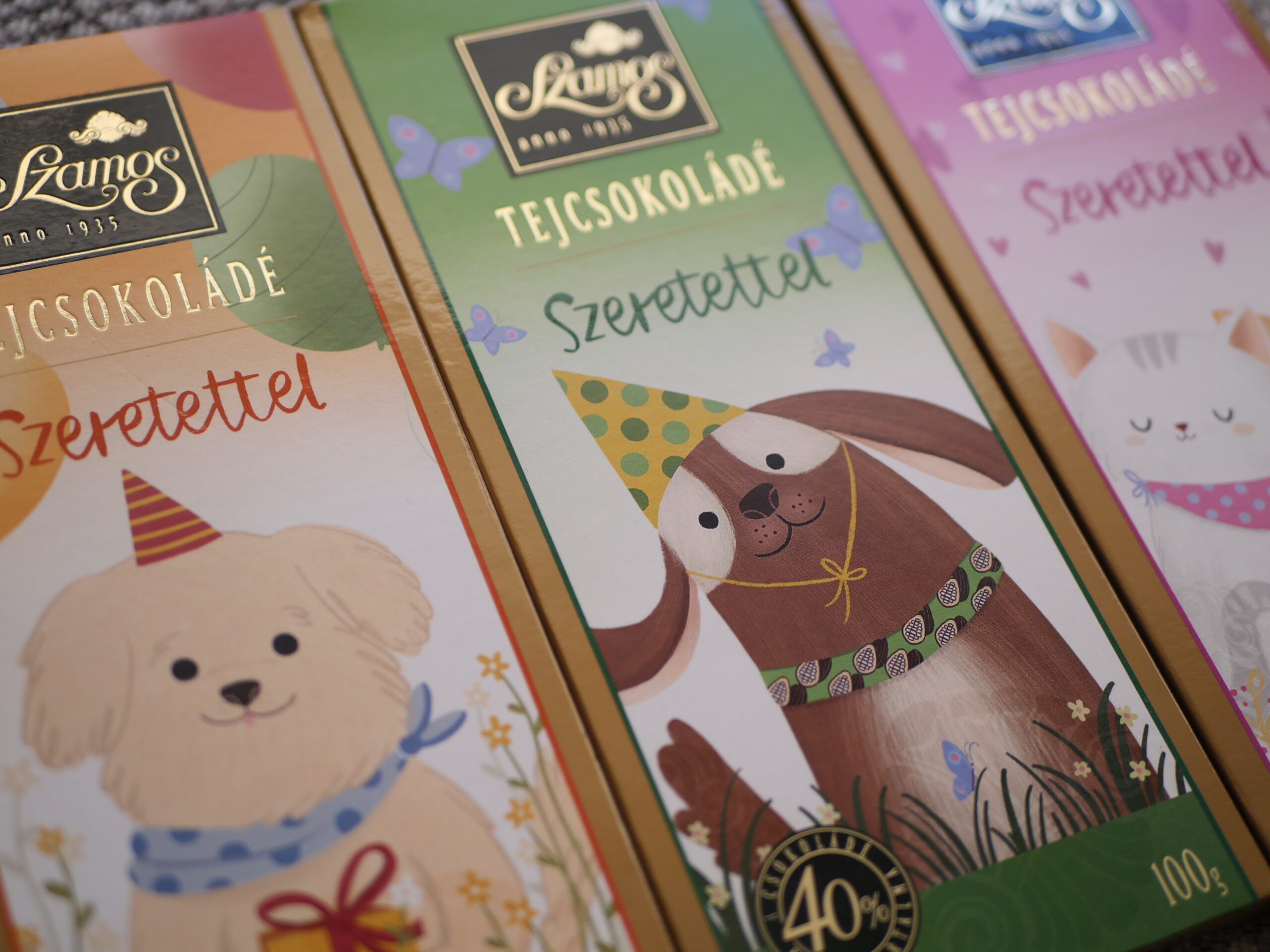 Lamo csoki csomagoló illusztrációk